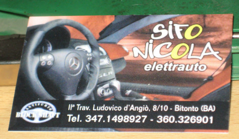 Elettrauto Bitonto(BA) - Nicola Sifo